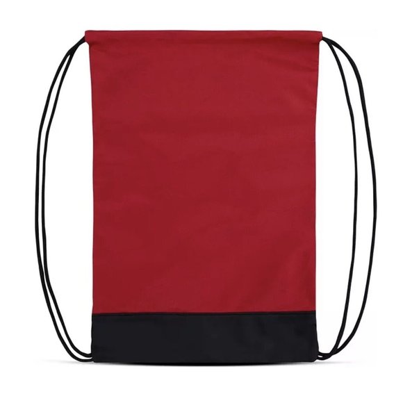 Nike Air Jordan Jumpman Drawstring Gym Bag Sack School Sports Backpack Red - Picture 2 of 6